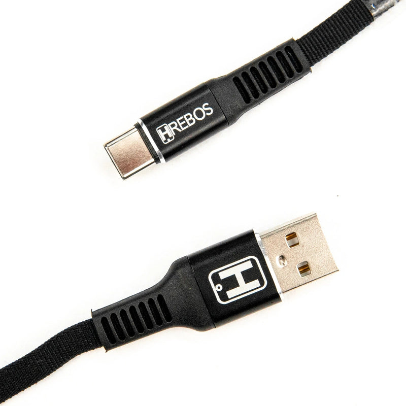 Cabo USB Tipo C 1,2 metros Hrebos