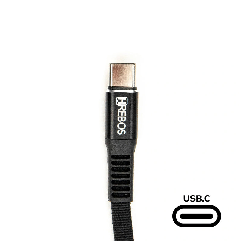 Cabo USB Tipo C 1,2 metros Hrebos