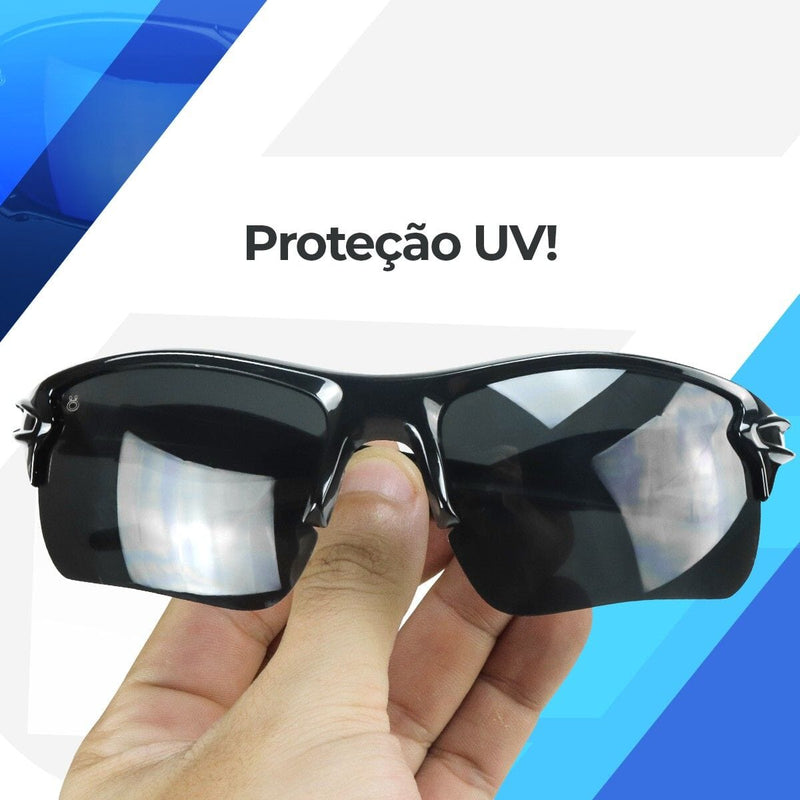 Caixa + relogio prova dagua digital + oculos sol proteção uv