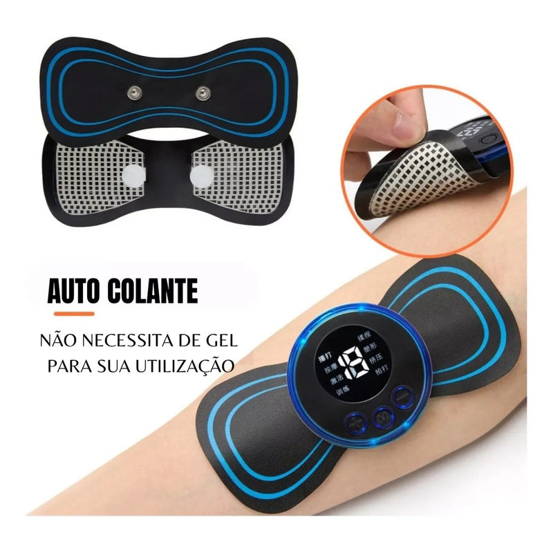 Kit 2 Massageador Elétrico Portátil Recarregável Coluna