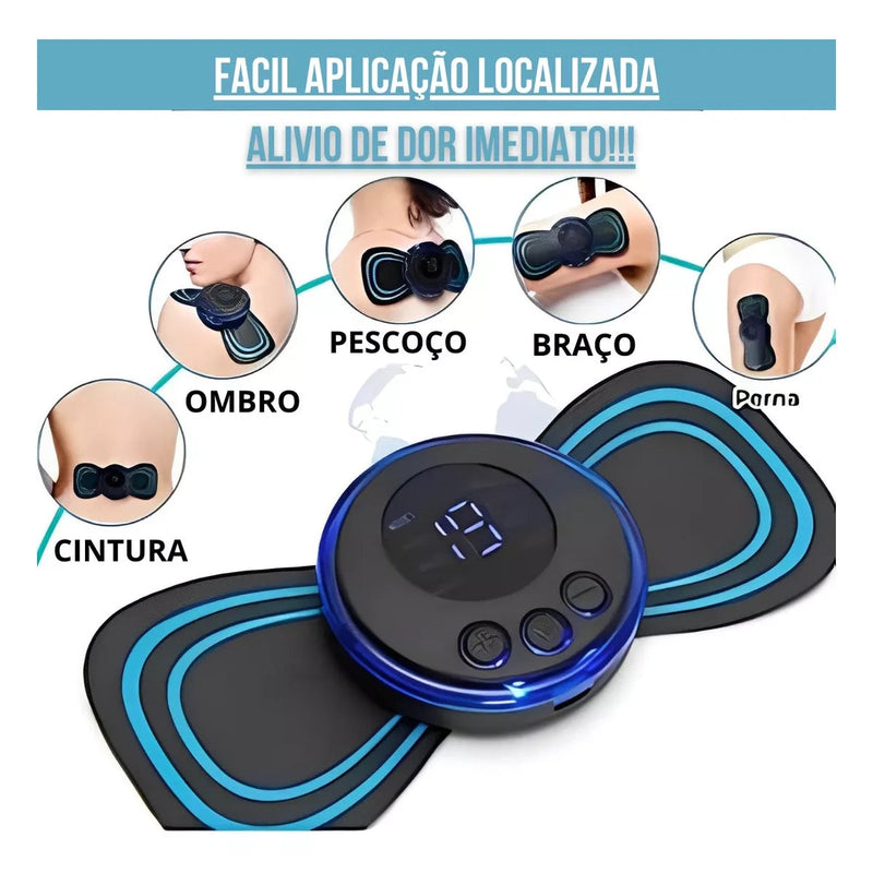 Kit 2 Massageador Elétrico Portátil Recarregável Coluna