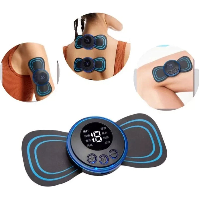 Kit 2 Massageador Elétrico Portátil Recarregável Coluna