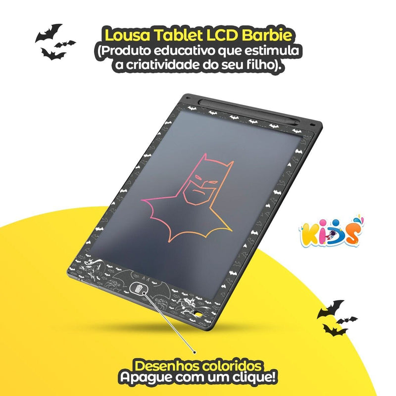 lousa magica tablet + lousa magica led + relogio digital