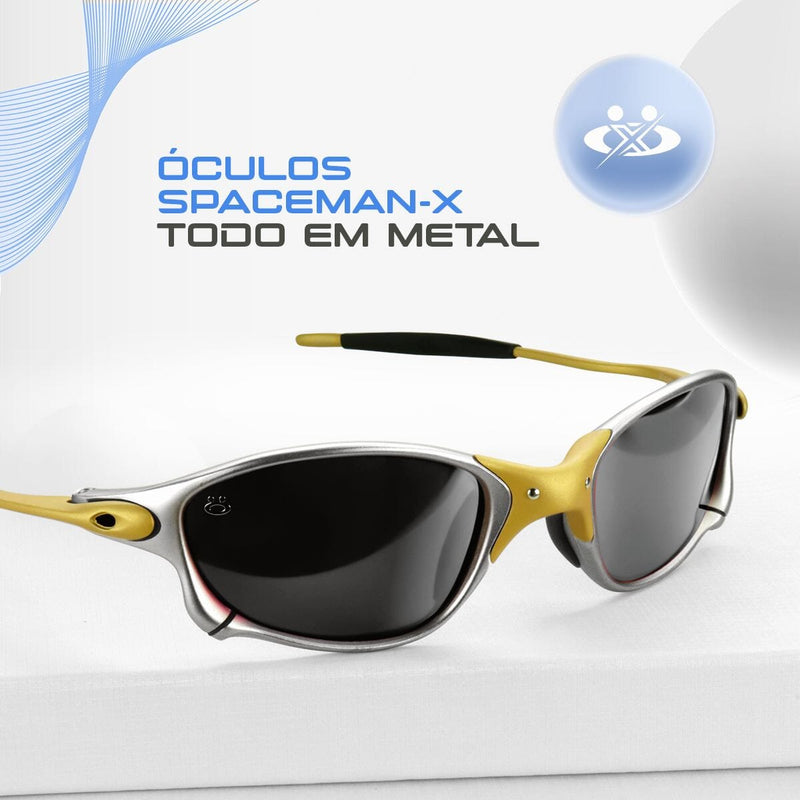 oculos de sol lupa mandrake metal protecao uv juliet +case