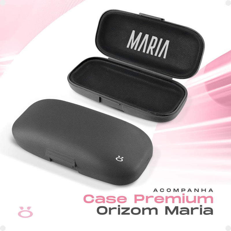 oculos sol feminino losango aço metal proteção uv + case maria