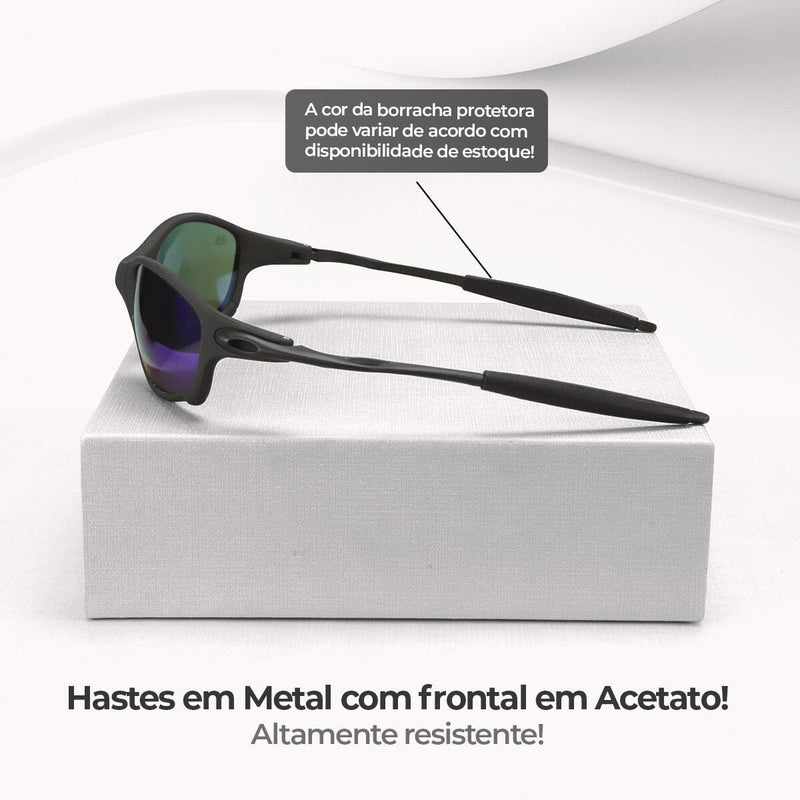 oculos sol juliet mandrake lupa metal proteção uv case