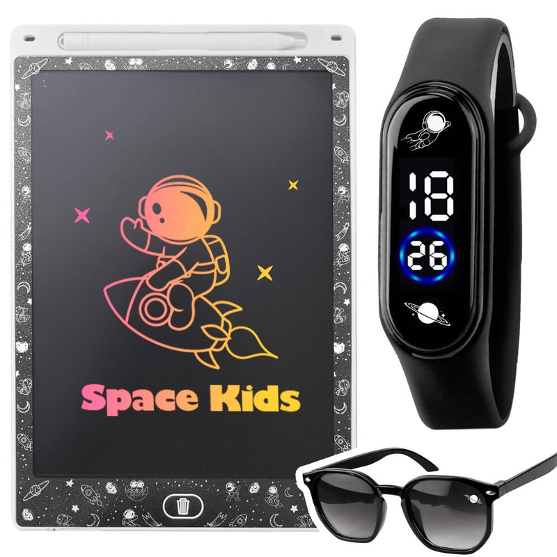 oculos sol + lousa magica LED LCD tablet digital proteção uv