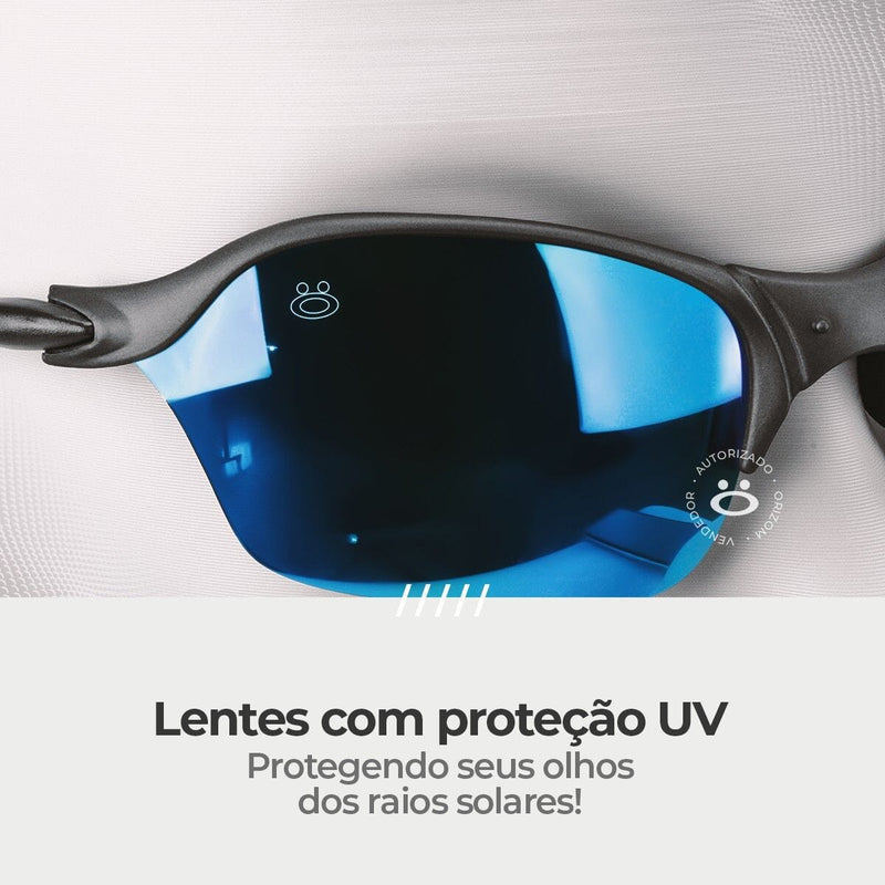 oculos sol mandrake lupa juliet metal proteção uv + case