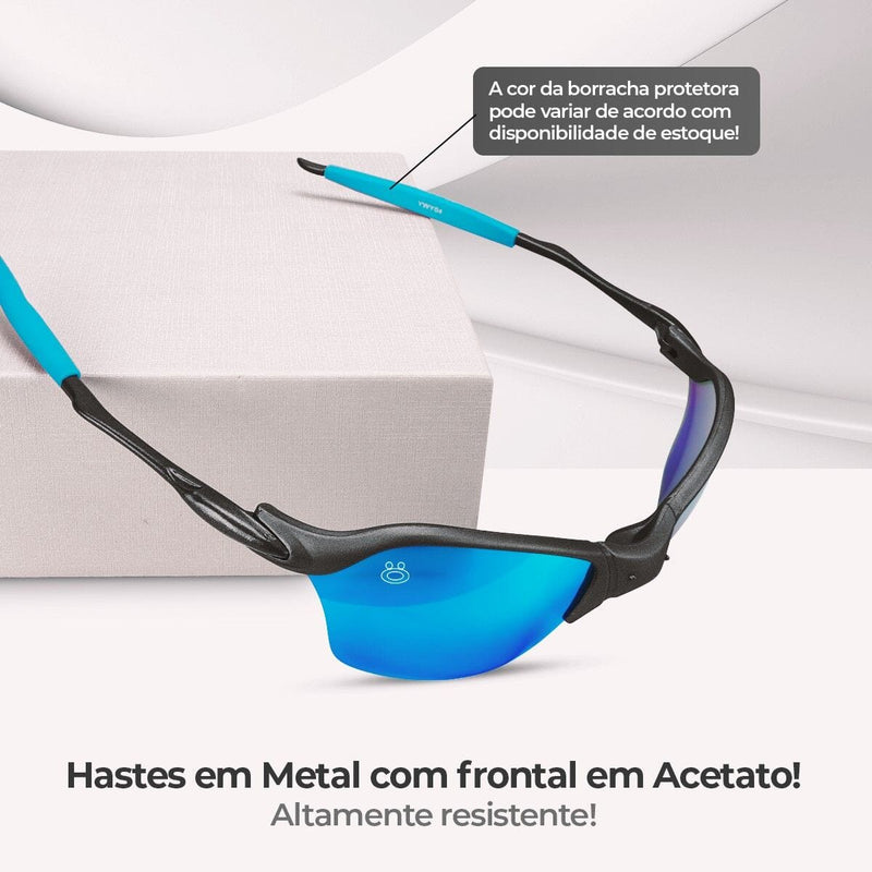 oculos sol mandrake lupa juliet metal proteção uv + case