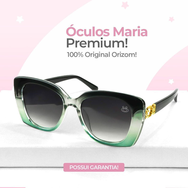 Oculos sol proteção uv + caixa + relogio feminino banhado