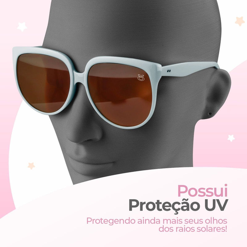 Oculos sol proteção uv verão ajustavel casual presente praia