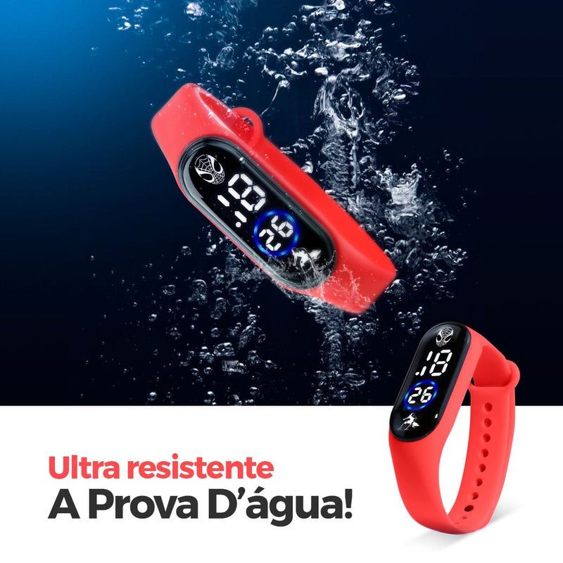 Popit eletronico vermelho proteção uv criança prova dagua