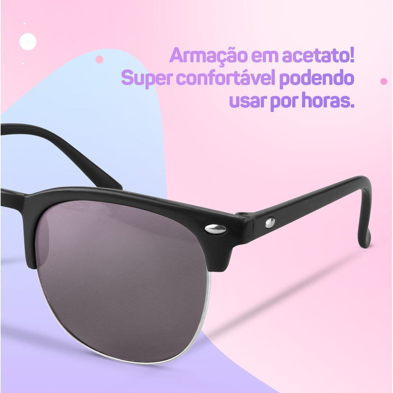 Preto Óculos Sol Masculino Infantil Proteção UV Menino Retro