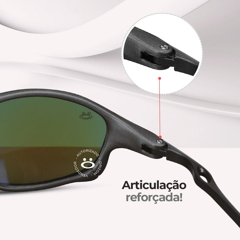 Protecao UV Oculos Mandrake Lupa Metal Juliet + Case