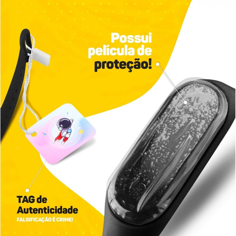 Prova dagua preto relogio digital LED infantil + copo batman