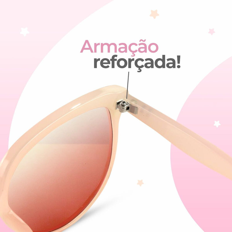 Relogio digital feminino + oculos sol proteção uv + caixa