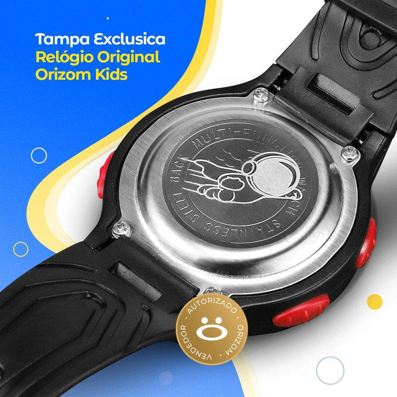 Relogio digital qualidade premium silicone criança infantil