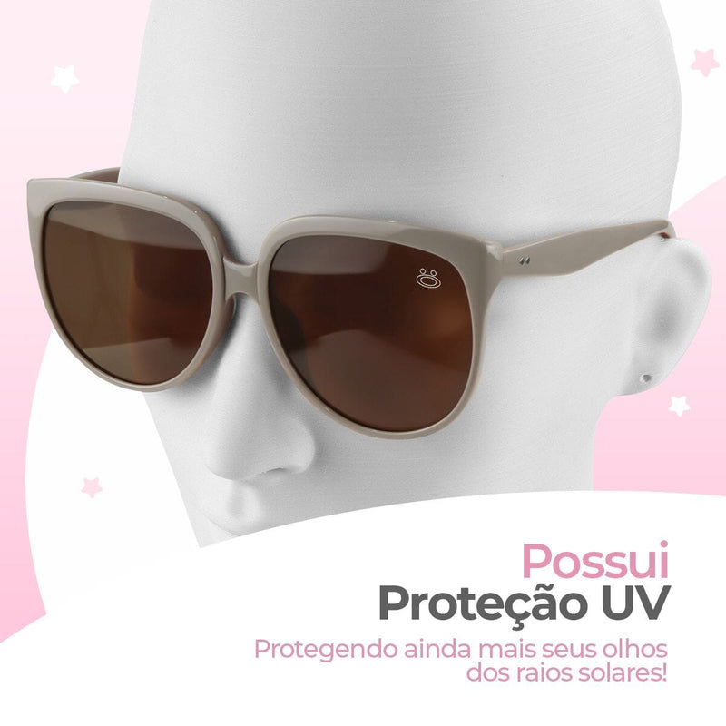 Relógio feminino aço inox digital led ultra + oculos sol