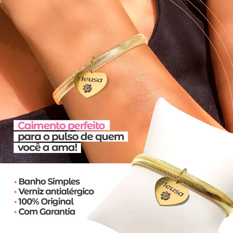 Relogio feminino banhado + pulseira personalizada silicone