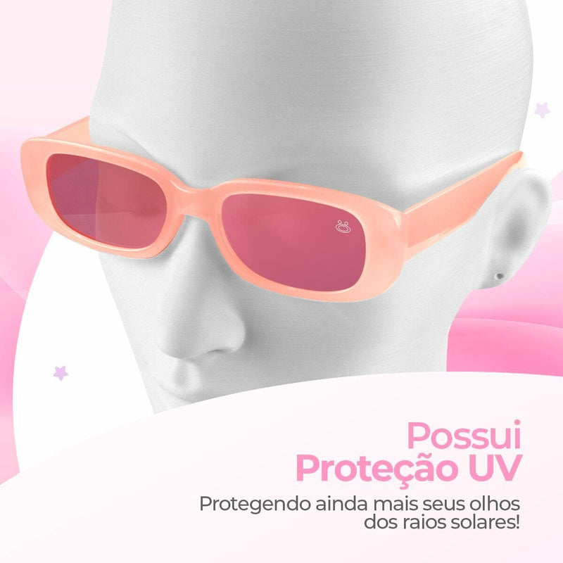 Relógio feminino digital led ultra aço inox + oculos sol