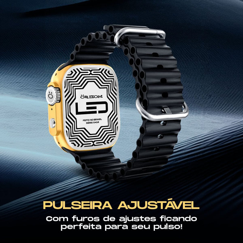 Relógio feminino digital prova dagua ultra silicone + caixa