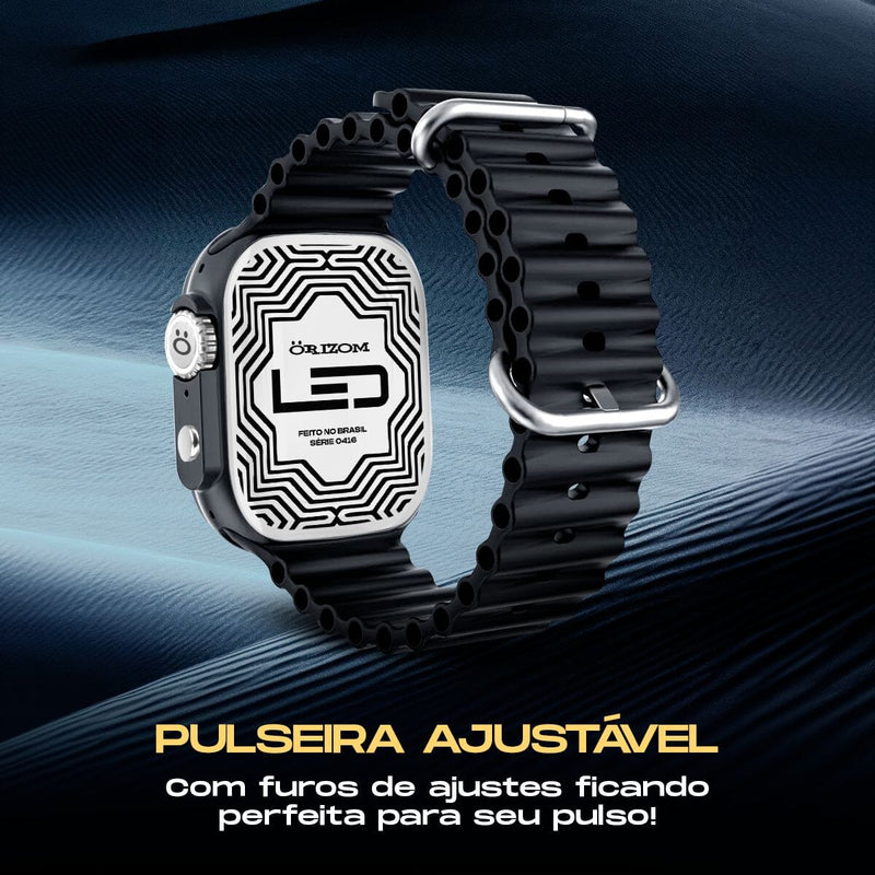 Relogio feminino prova dagua ultra silicone digital caixa