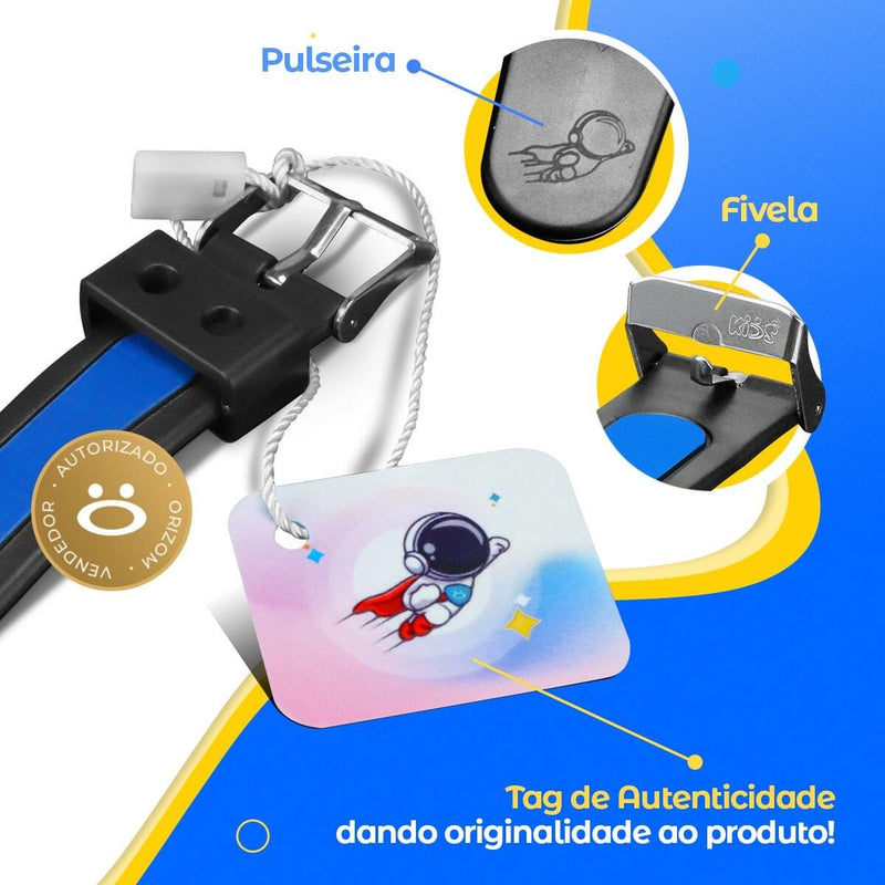 Relogio Infantil digital led + case + oculos sol proteção uv