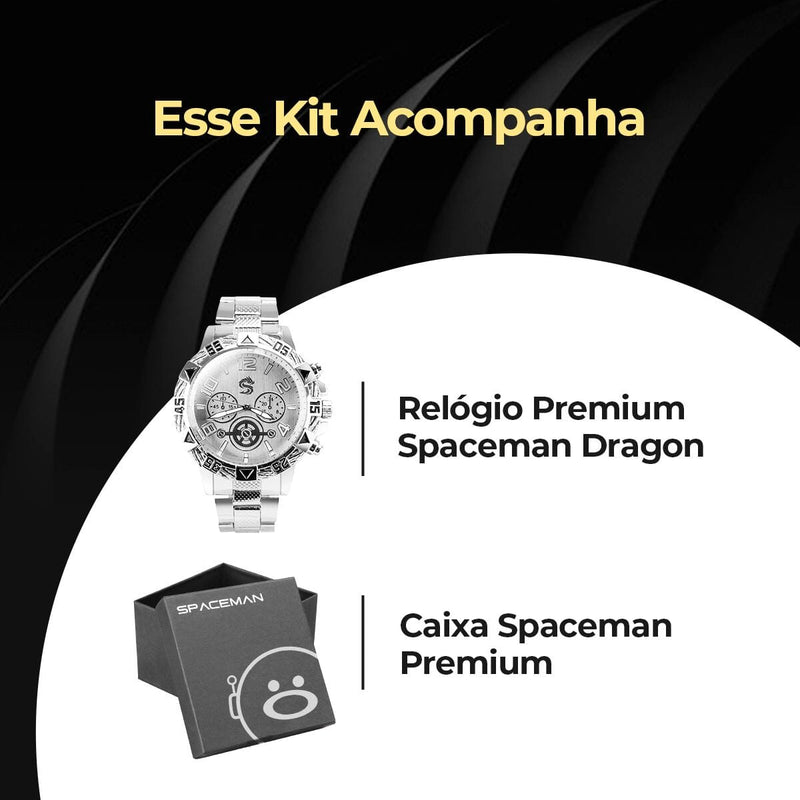 relogio masculino original aço inox grande prata + original