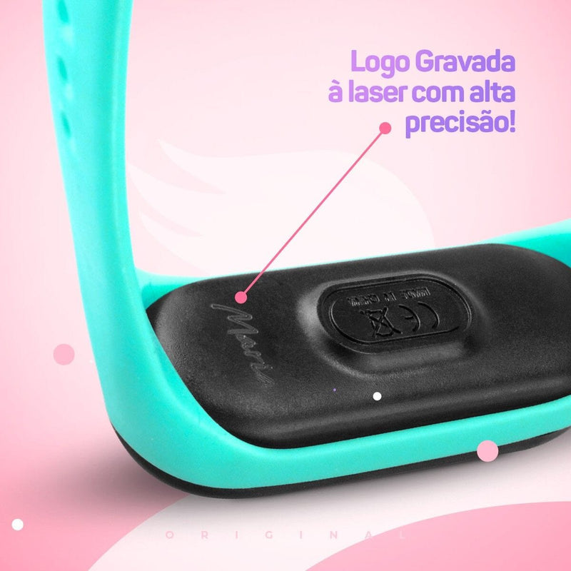 relogio silicone prova dagua bracelete feminino digital