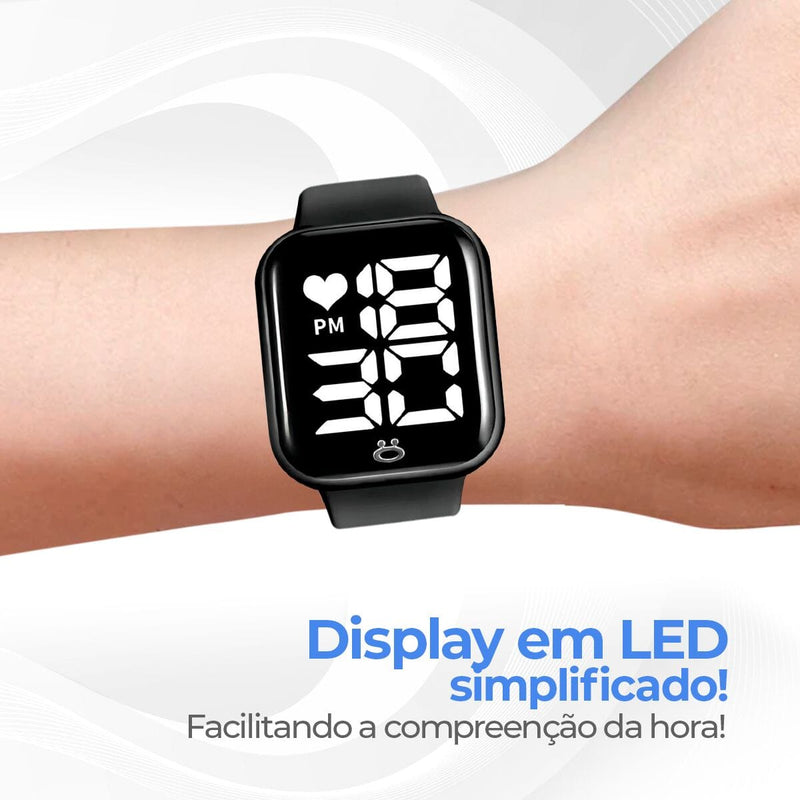 Relogio siliconeLED digital masculino qualidade premium