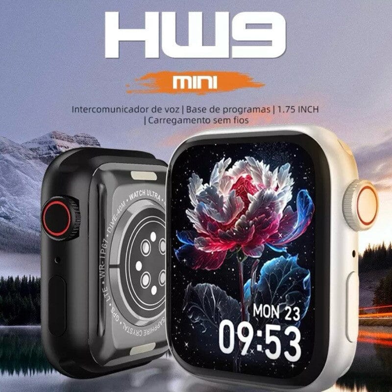 Smartwatch Hw9 Mini 41mm Serie 9 Com Pulseira Extra NFC Lançamento