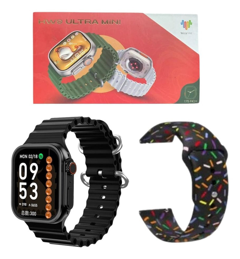 Smartwatch Hw9 Ultra Mini 41mm Serie 9 Com Pulseira Extra NFC