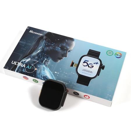 Smartwatch Ultra 3 Ai 5G 2/16GB Amoled Com Chip Android Camera Wifi