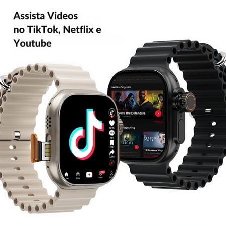 Smartwatch Ultra 3 Ai 5G 2/16GB Amoled Com Chip Android Camera Wifi