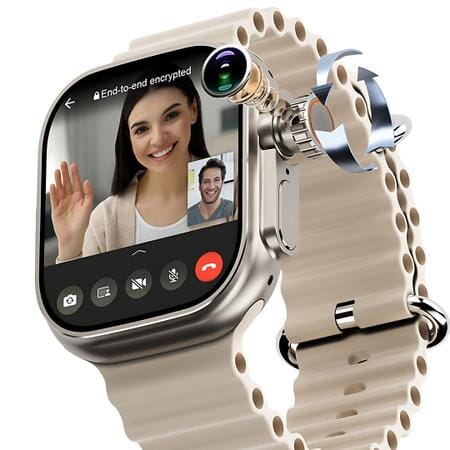 Smartwatch Ultra 3 Ai 5G 2/16GB Amoled Com Chip Android Camera Wifi